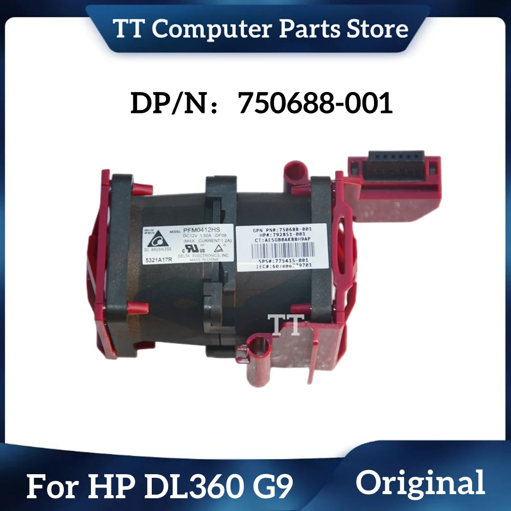 

Оригинальный TT 750688-001 792851-001 775415-001 вентилятор охлаждения для HP DL360 GEN9 G9 сервер Быстрая доставка