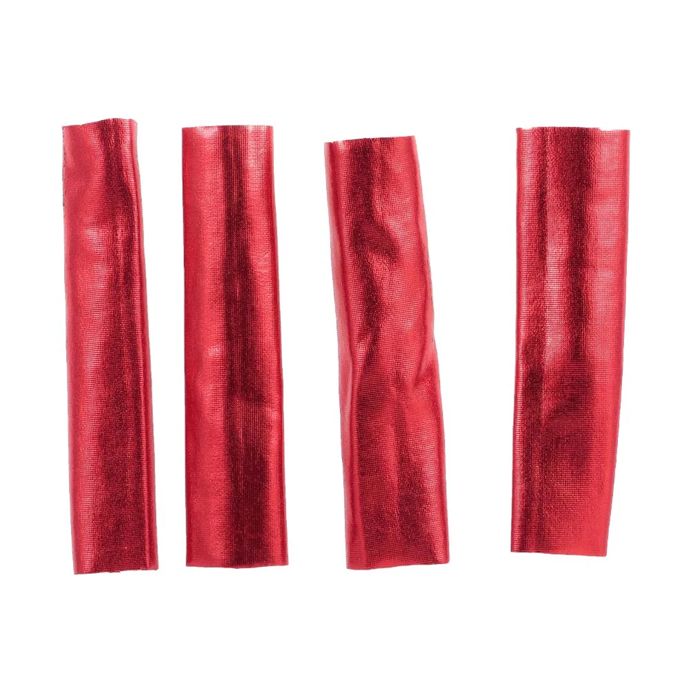 

4pcs Rm11716R Dust-Proof Absorber Cover For 1/8 Off Road Car Buggy Truck Rc -25Mm Lightweight Replacement Part Red