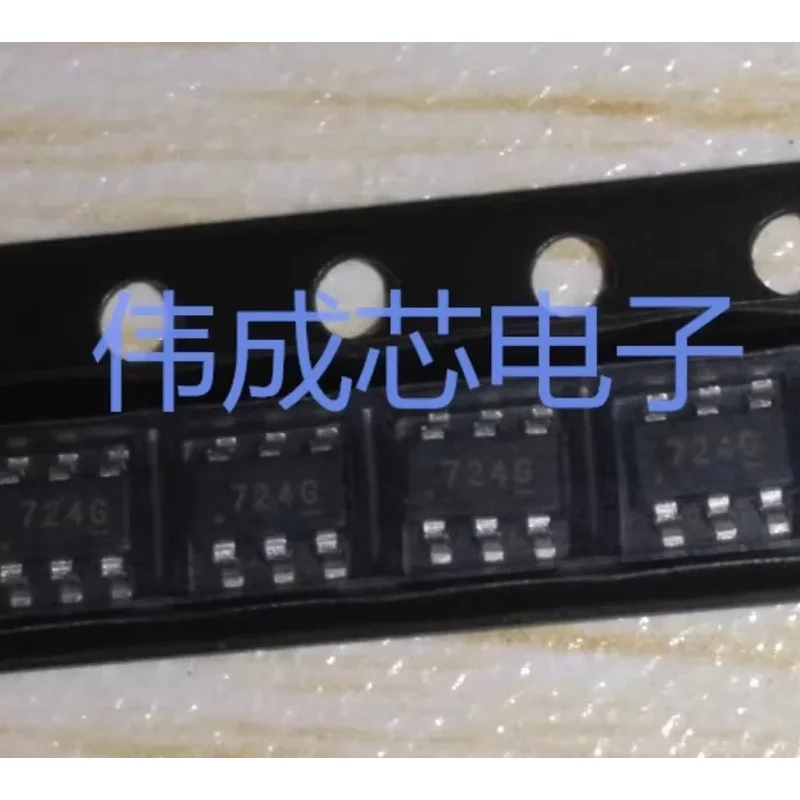 40PCS New original SP724AHTG SOT23-6 724G ()