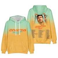 Sebastian Yatra Dharma Hoodie Dharma Tour Long Sleeve Women Men Hooded Sweatshirt 3D Clothes
