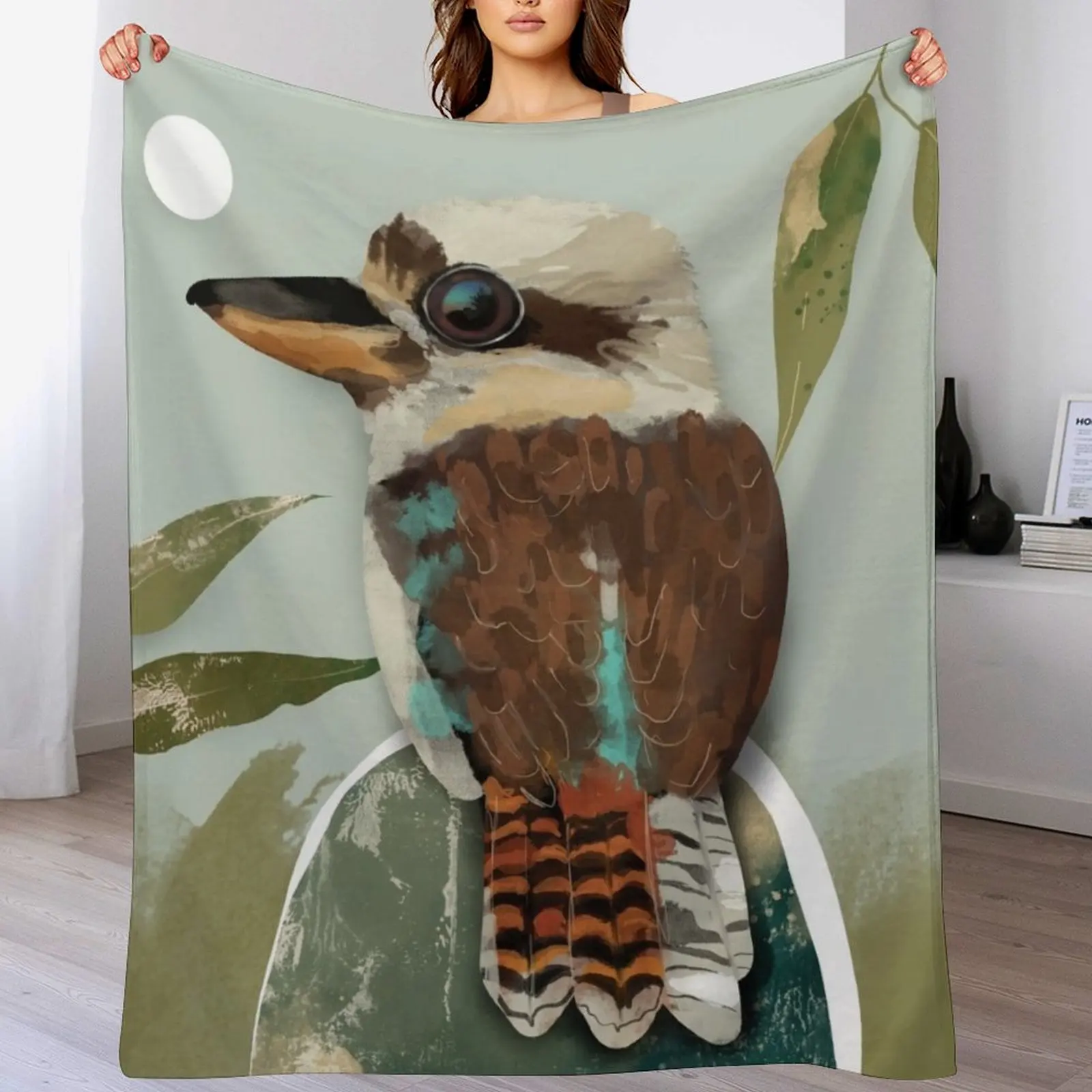 Kookaburra Throw Blanket Single Baby anime Blankets