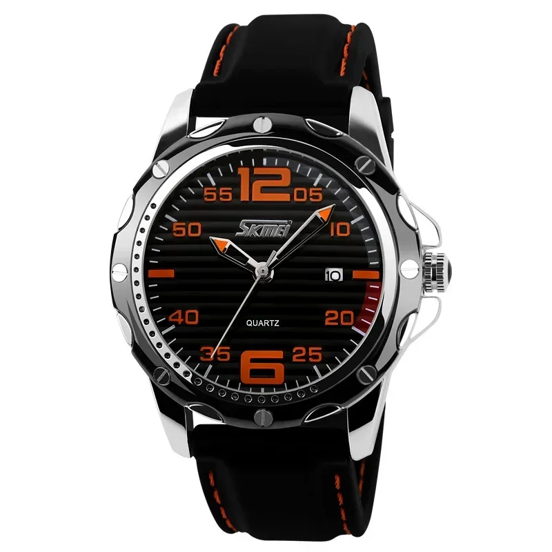 SKMEI 0992 Luxury Quartz Watch for Men Sports Waterproof Mens Wristwatches Date Week Shockproof Calendar Clock Reloj Hombre 9288