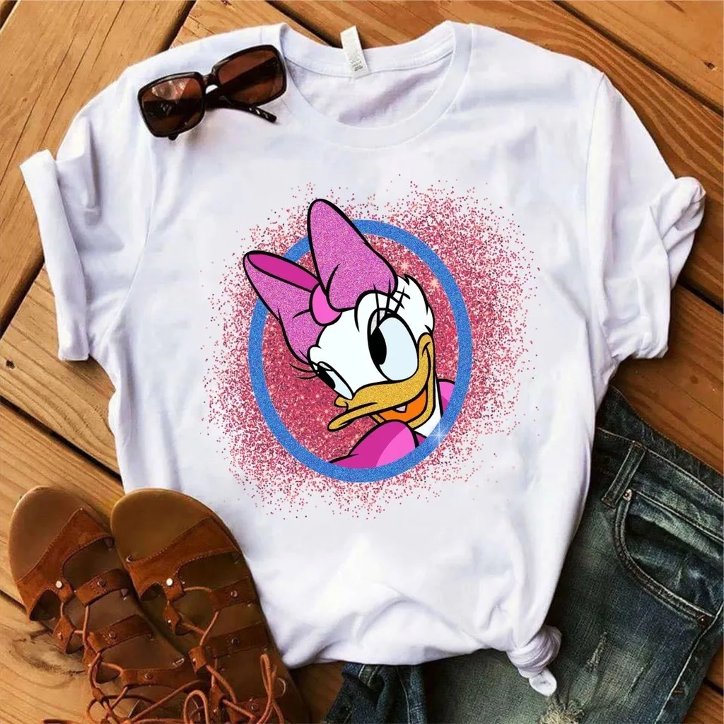 

Goofy Animation Summer Boys Girls Kidst-shirt Family Parent-child Clothing Casual Loose Comfortable Short-sleeved Men and Women