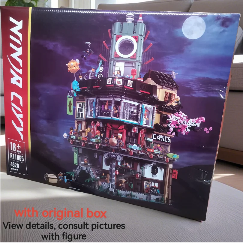 

With Original Box The City Gardens Phantom Toys Bricks Building Blocks Compatible 70620 71741 Birthday christmas Gifts Block