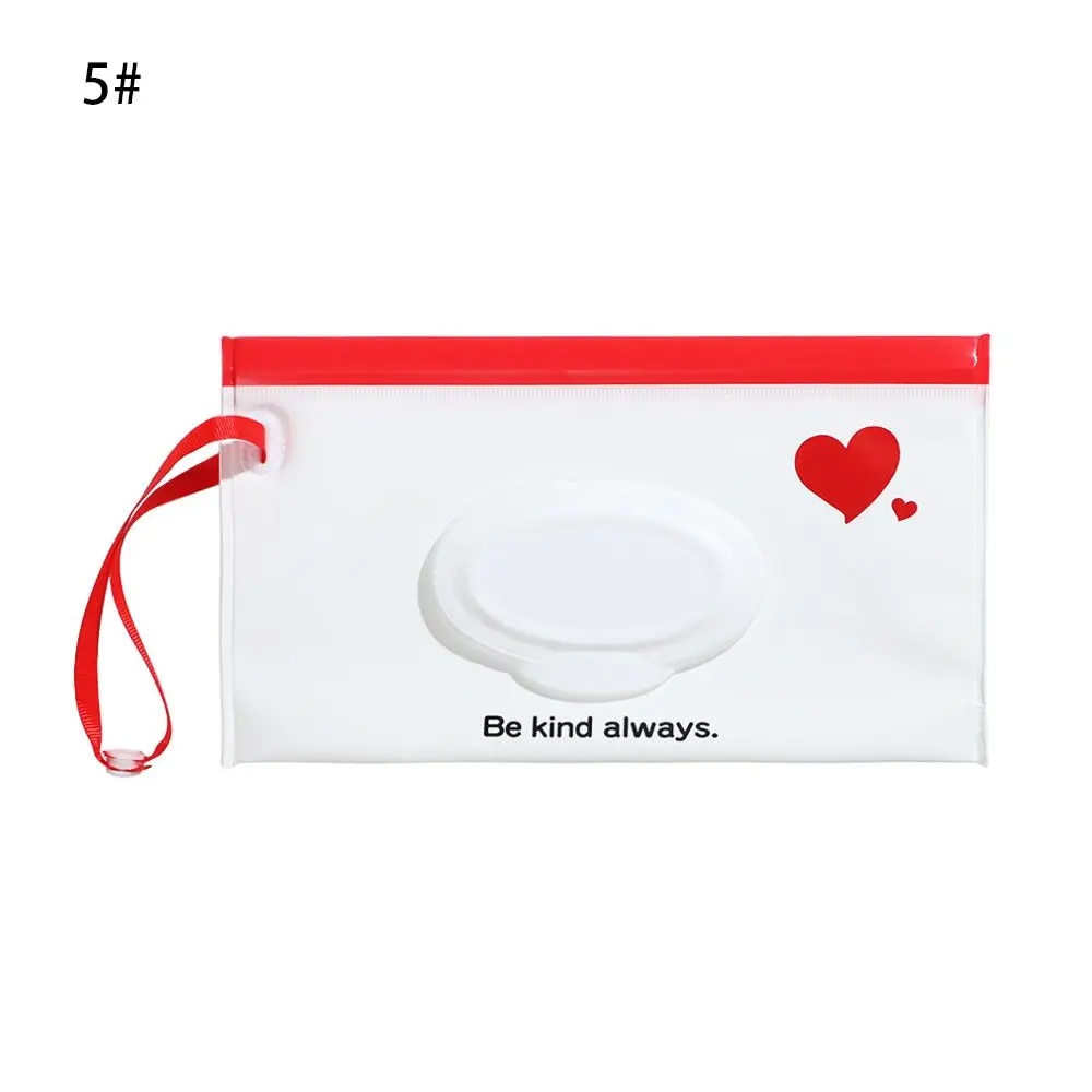 

Милый модный откидной чехол с ремешком на кнопке, портативная коробка для салфеток, сумка для влажных салфеток, аксессуары для колясок, косметичка