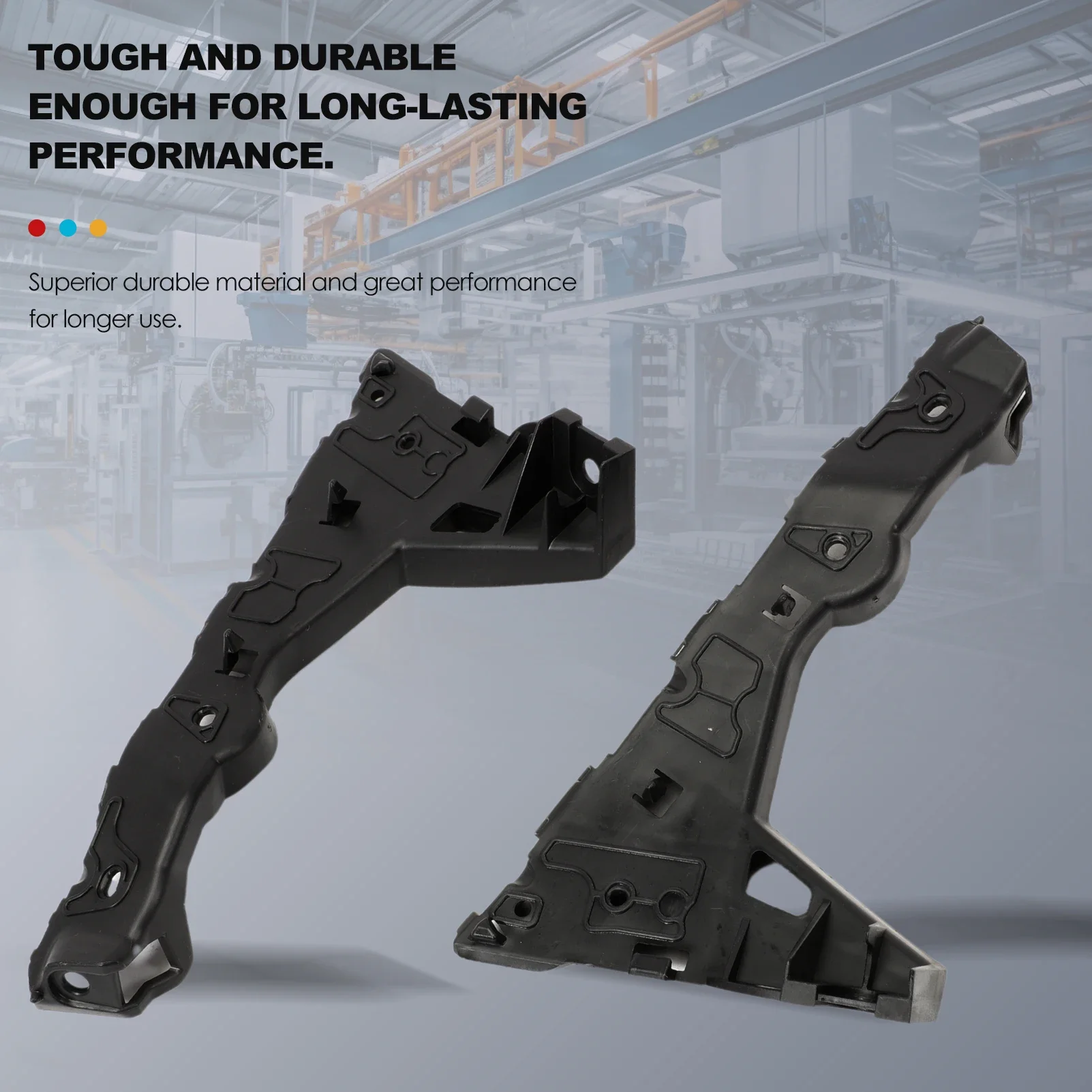 

1 Pair Front Left Right Mounting Bumper Bracket 24460284 For Opel Astra H 2004-2010 1406547 24460283