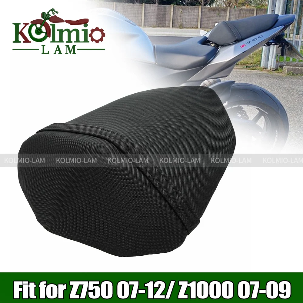 

Подходит для 2007-2012 Kawasaki Z750 ZR750 Z 750, черная подушка заднего сиденья мотоцикла, пассажирская подушка Z1000 2007 2008 2009 Z 1000