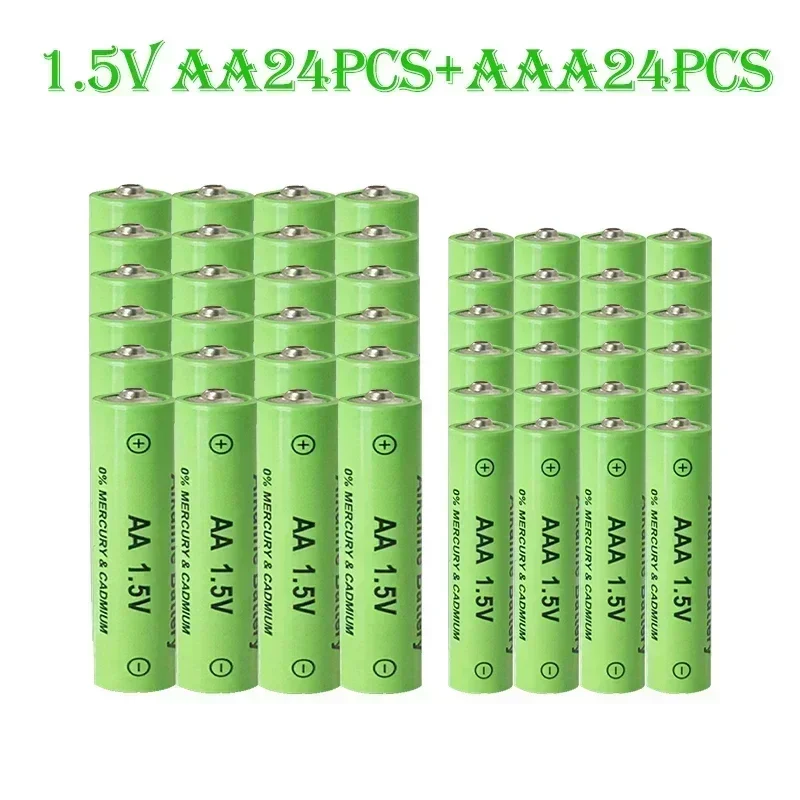 AA + AAA Rechargeablebattery AA1.5V9800mAh/1.5VAAA 8800mah Alkaline Battery Remote Control Computer Shaver Replace Ni-Mh Battery