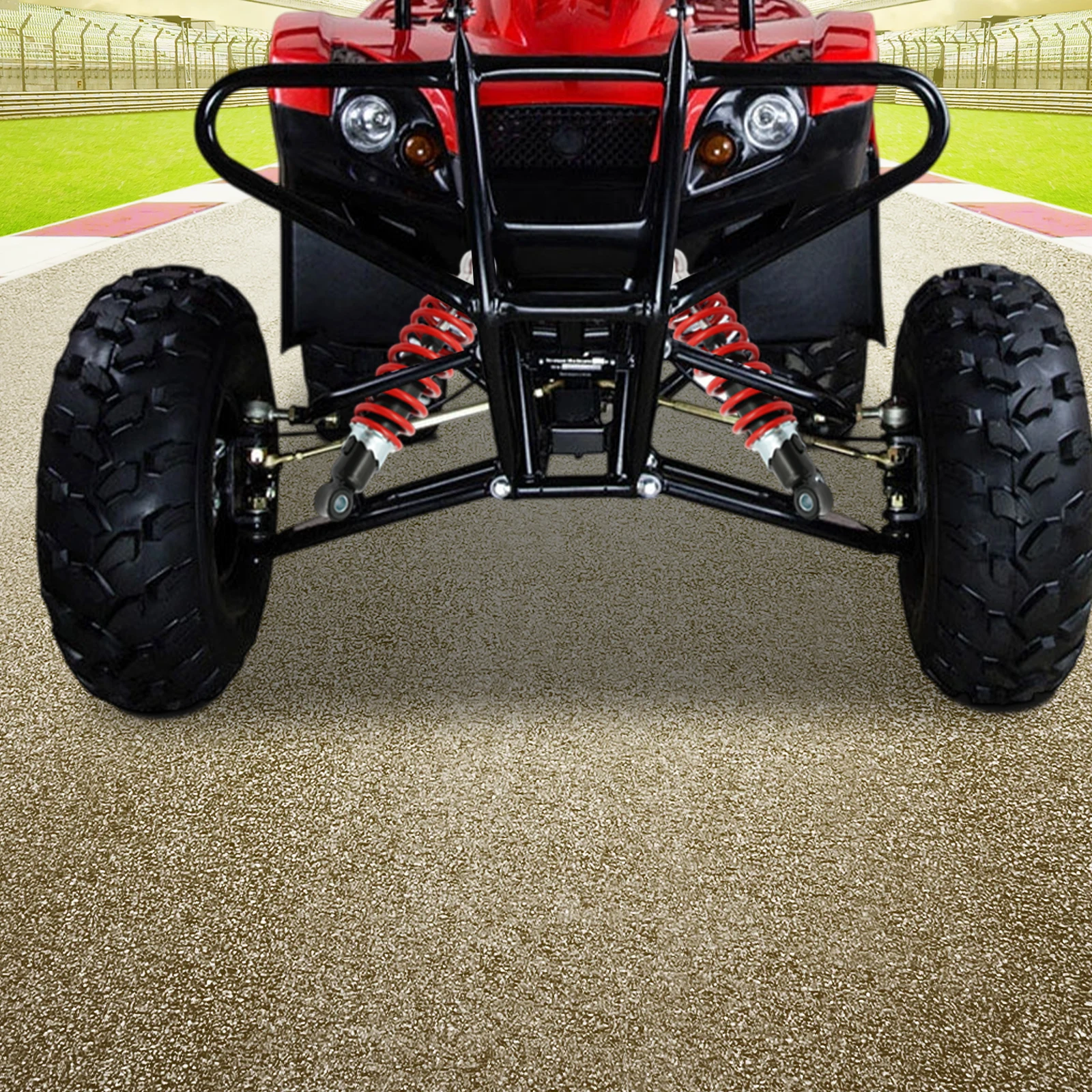 [Front Suspension Arm Kit] 220mm Front Suspension Arm Kit - Steel - For DIY ATV Quad Bike - Durable Stable