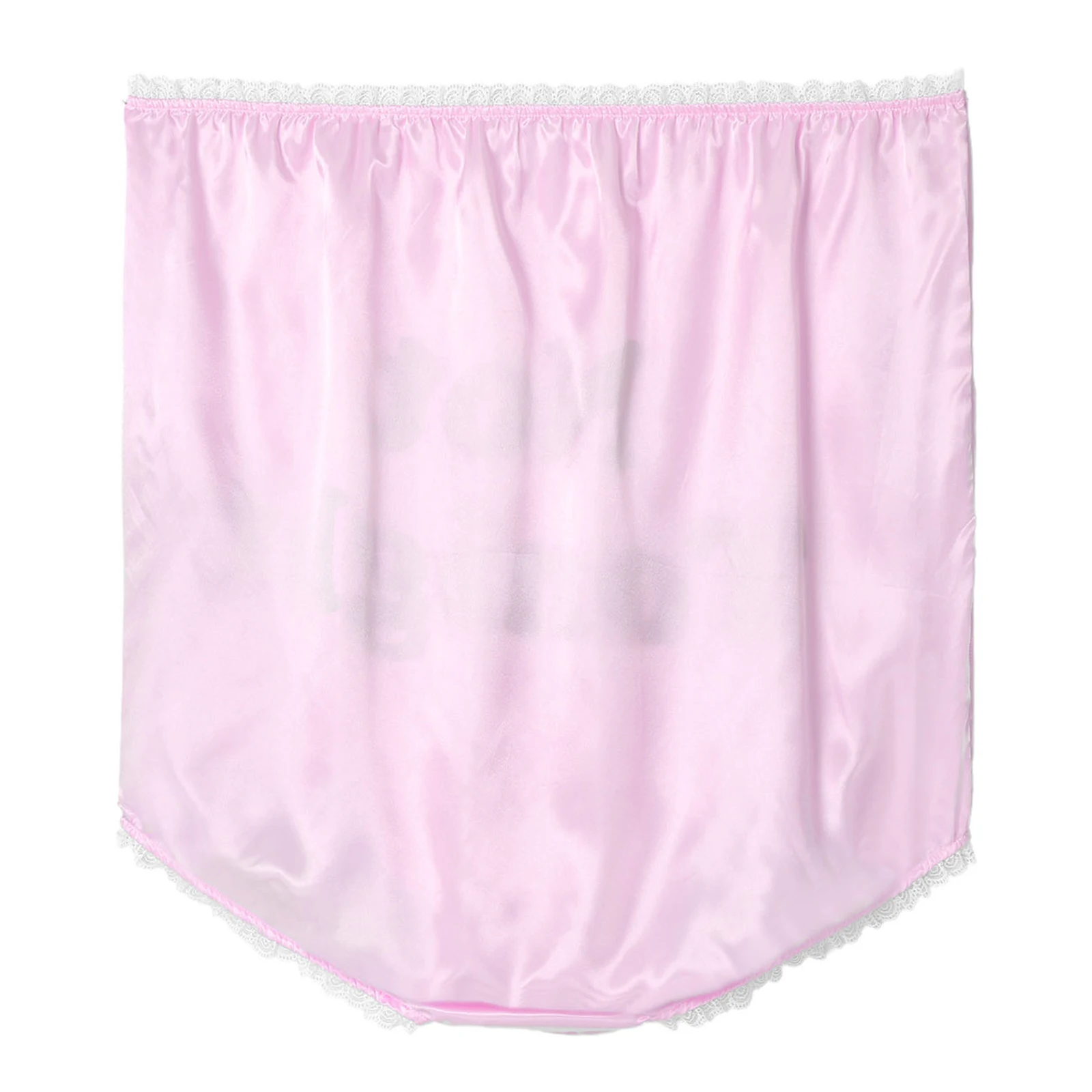 Men Women Funny Letter Printed Oversize Briefs Pantie Gift Party Lace Trim Exaggerated Panties for Halloween Christmas Party
