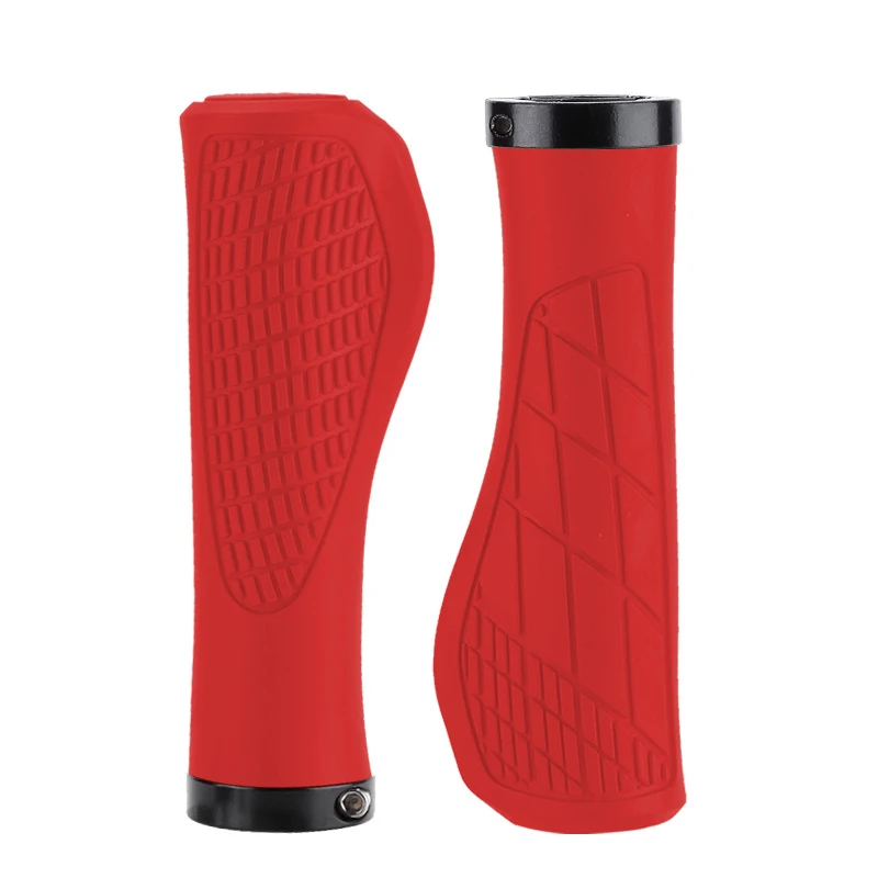 MTB Fahrrad Griffe Stoßfest Fahrrad Lenker Abdeckung Anti-Slip Lock auf Fahrrad Griff Manschetten Ergonomische Radfahren Gummi Ball Griff griffe