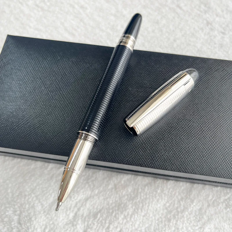 إصدار محدود من الراتنج الأسود MB رقعة الشطرنج كريستال ستار رولربال جل قلم حبر جاف تصميم فريد من نوعه رمز سلسلة المكتب NDL33966L