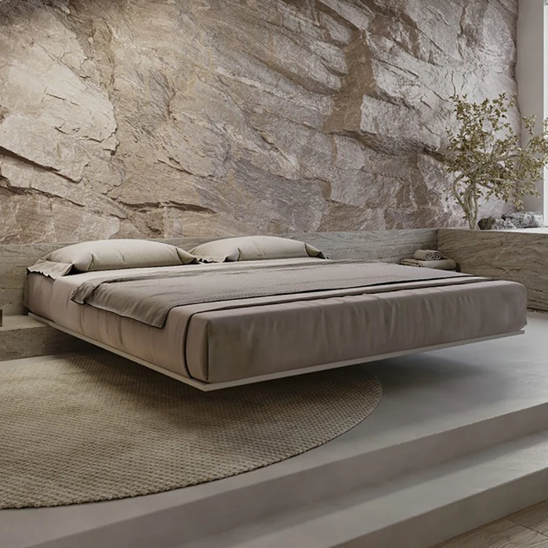 

Floating Create Bed Minimalist Wedding High Quality Simple Modern Bed Design Full Body Ltalian Style Muebles Bedroom Furniture