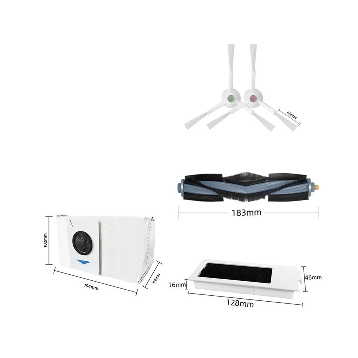 For Deebot T20 / T20 Max / T20 Pro Vacuum Cleaner Spare Parts Replacement