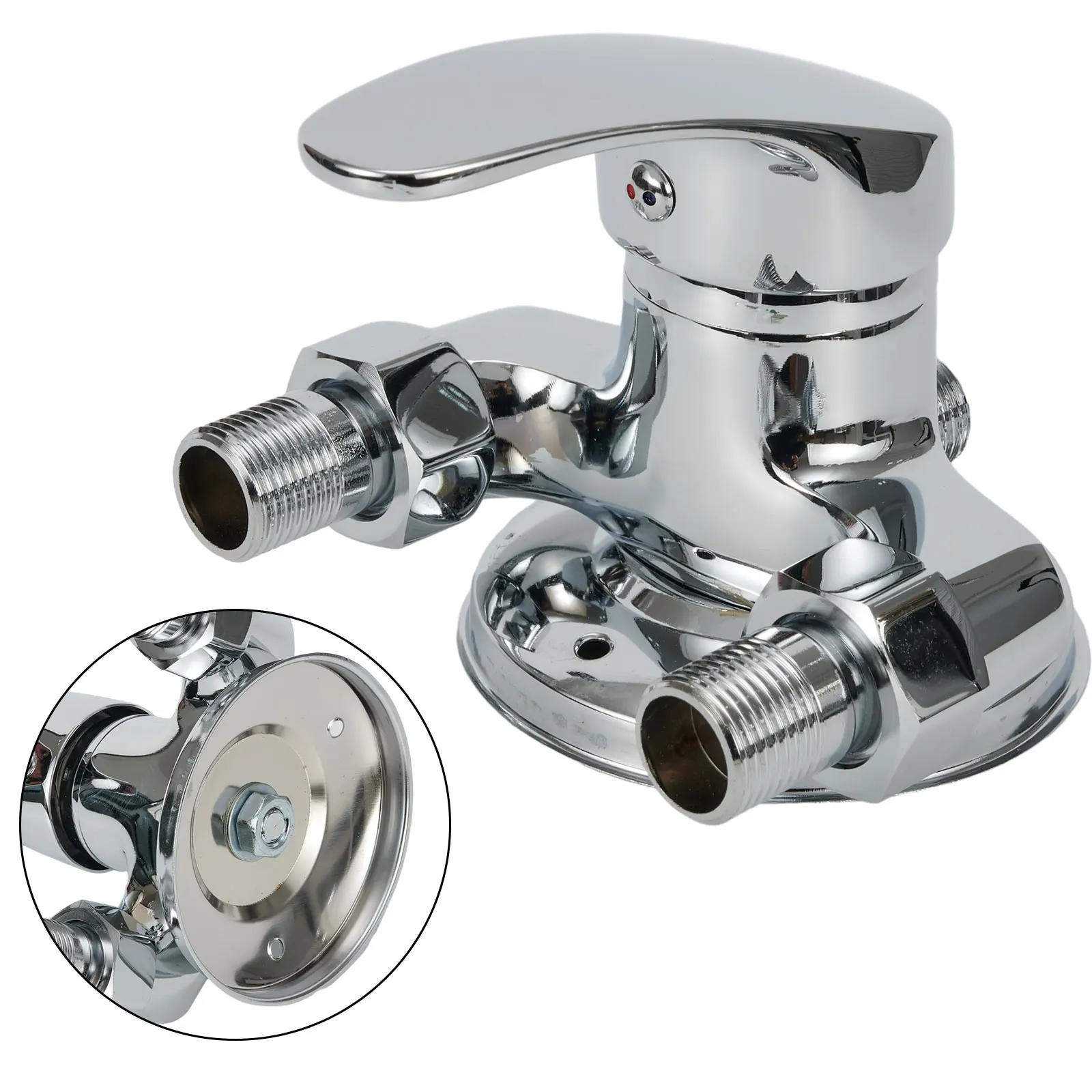 Chrome finish through electroplating, Shower Mixer for taps with Valve and Gravity Die Casting Process Chrome finish