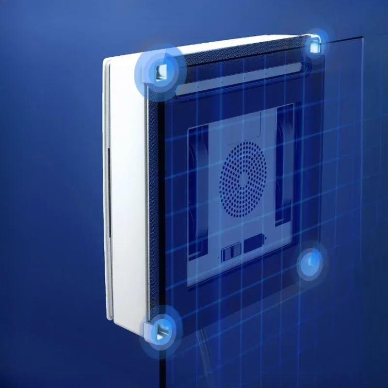 HUTT W66 เครื่องทําความสะอาดหน้าต่าง หุ่นยนต์ทําความสะอาดหน้าต่างสเปรย์น้ําอัตโนมัติ เครื่องทําความสะอาดกระจกเปียกและแห้งความถี่อัจฉริยะ