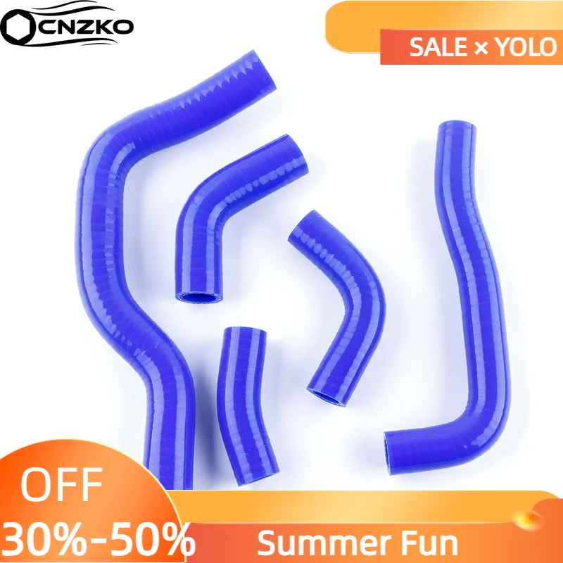 

CNZKO Fit 2005-2008 HONDA CRF450R CRF 450 R Silicone Radiator Hose Kit Motorcycle High Performance Tubes