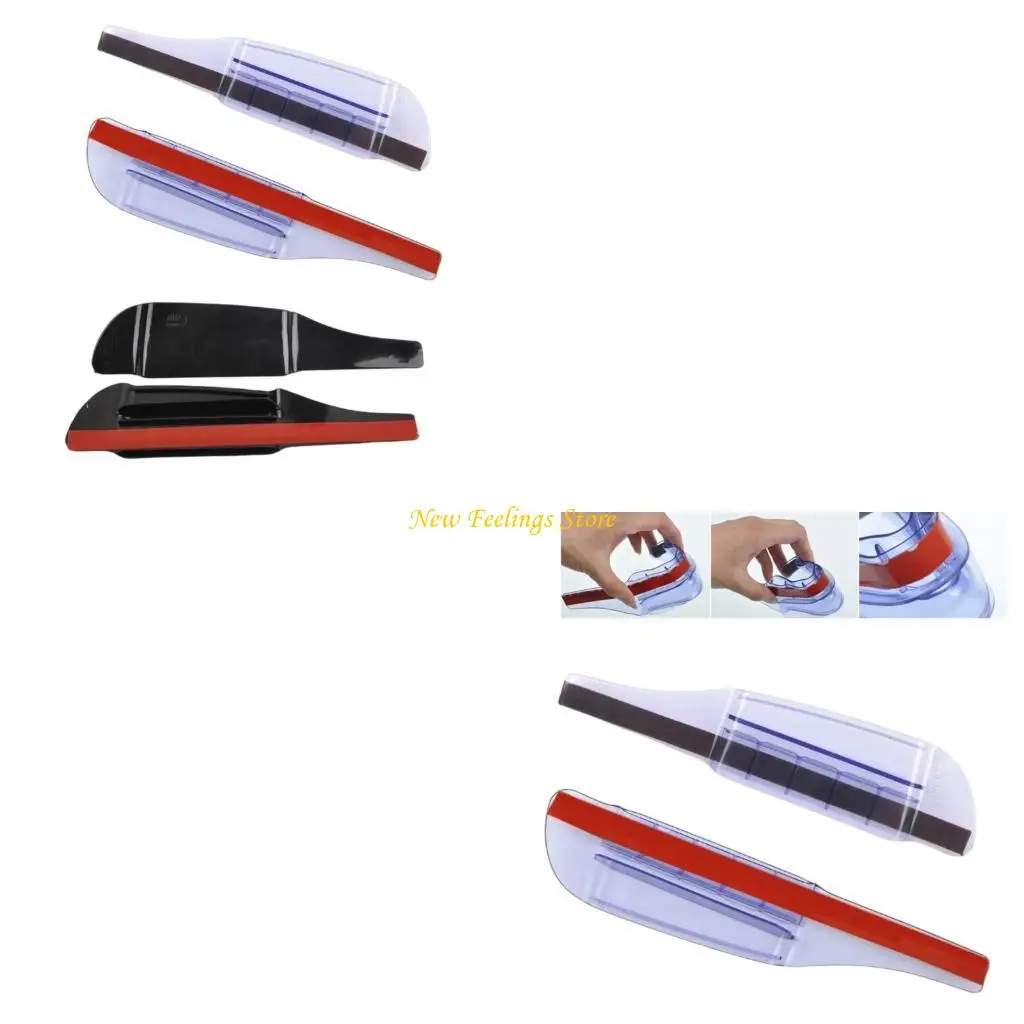 

J6BF Enhances Driving Safety with Universal PVC Rear View Mirror Rain Protectors Shield Blocks Water for Clearer Visibility