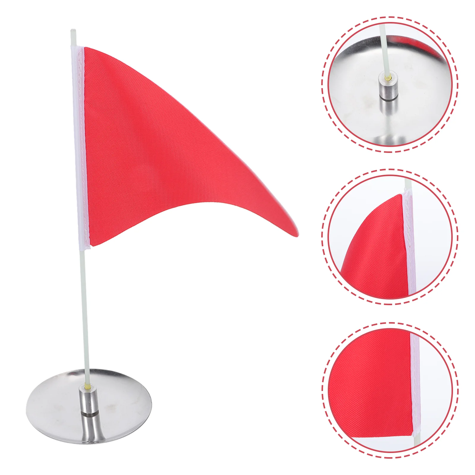 Flags Golf Flagpole Golfing Court Portable Golfs Practice Stainless Steel 30x18cm Training for Targeting Man