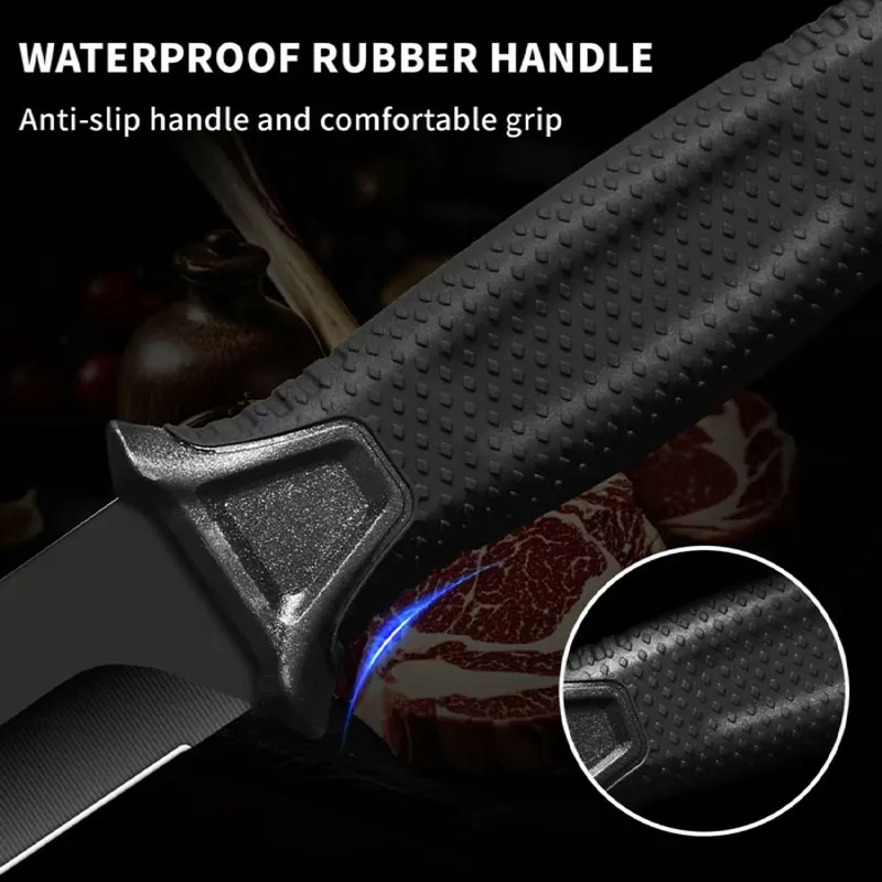 Multi-functional Kitchen with Knife Sheath Cooking Knife, Suitable for Cutting Meat, Vegetables and Fruits, Barbecue