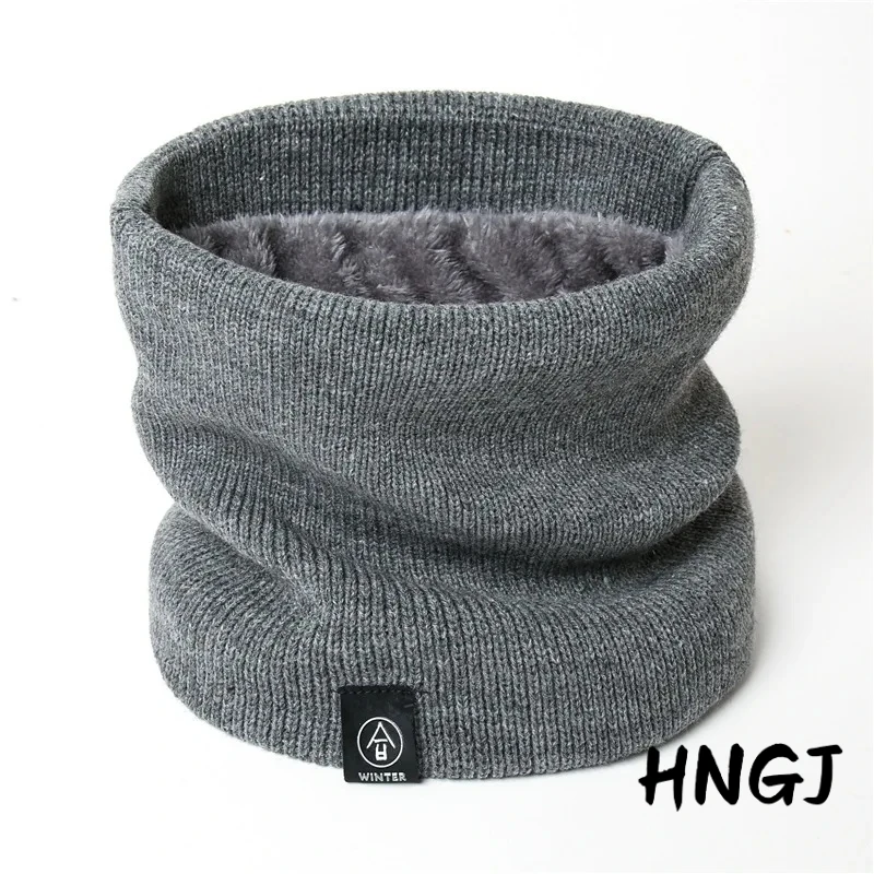 Fashion Soft Knitted Neck Warmer Sport Scarf Women Men Face Cover Winter Skating Running Warm Scarves Thick Cold-proof Collar
