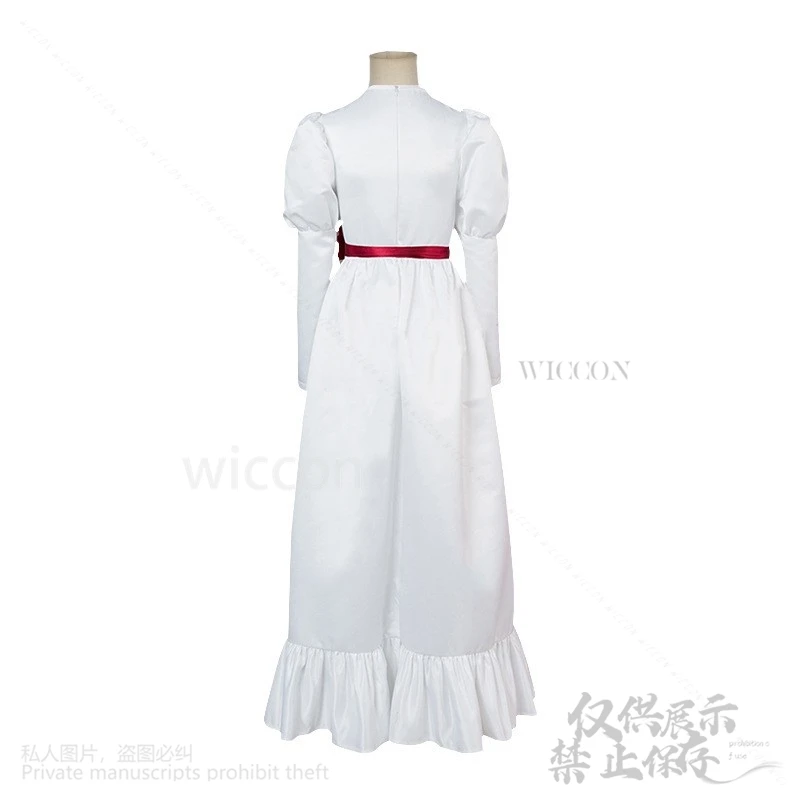 Costume de Cosplay Annabal du Film d'Horreur pour Femme et Adulte, Robe Lolita avec Perruque et Barrage Effrayant, Tenue de ixde Noël