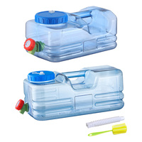 5.5l 10l Camping Water Bucket Water Storage Driving Water Bucket Food Grade Water Container with Tap Big Capacity for Hiking