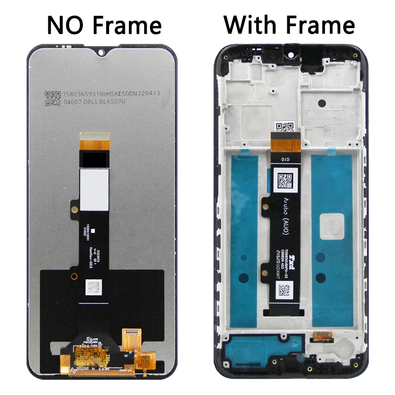 6.5“High Quality For Motorola Moto G20 XT2128-1, XT2128-2 Lcd Touch Screen Digiziter Assembly For MotoG20 Display With Frame