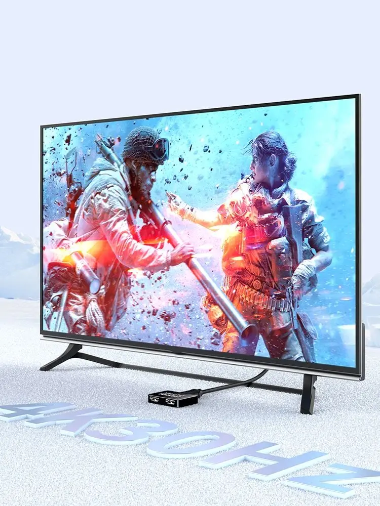 Unnlink Video HDMI Splitter 1 In 2 Out 4K 30Hz for TV Store 1 Computer sharing 2 Monitors TV Projectors Home Auto