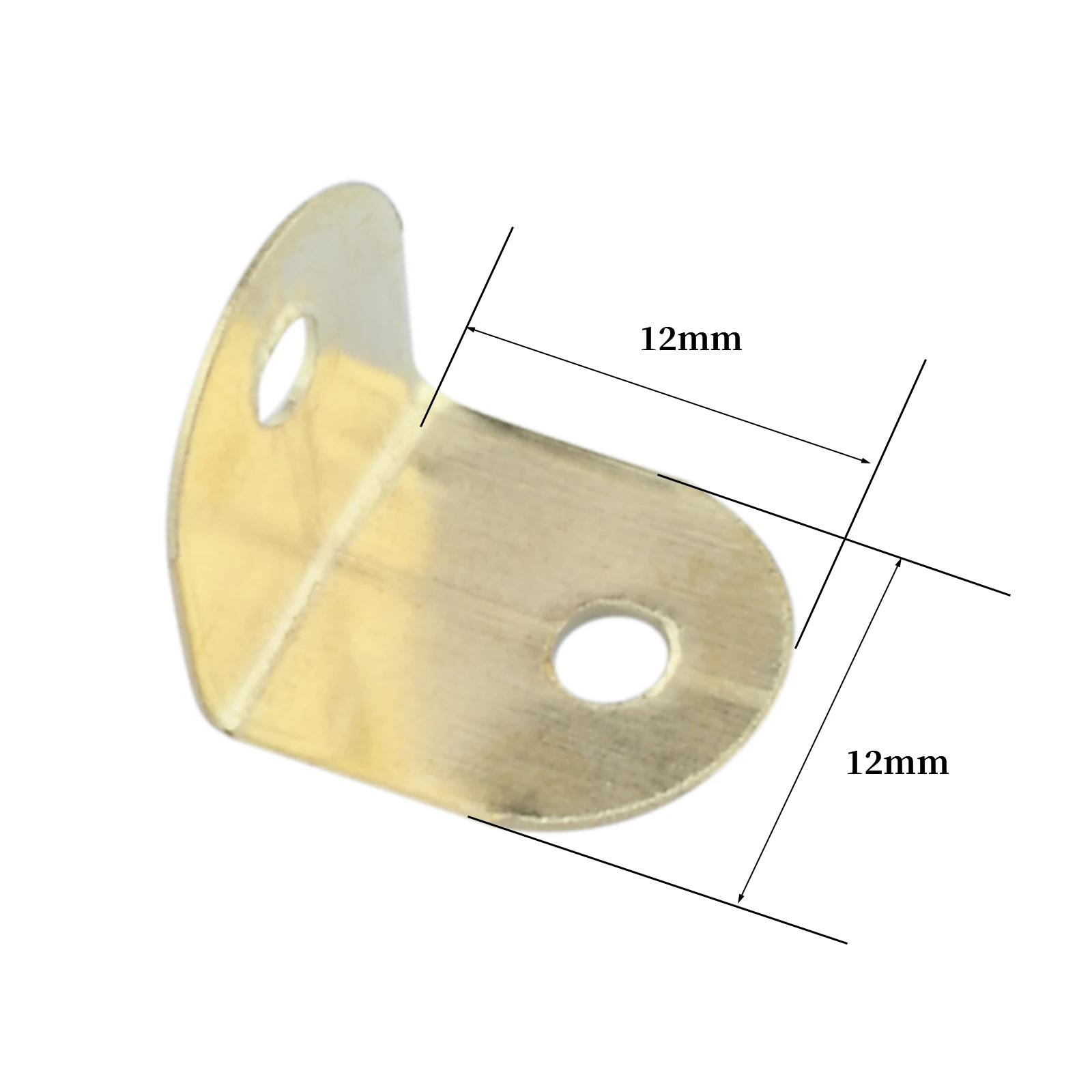 20Pcs Metal Angle Bracket Small Furniture Connecting Parts Mini Picture Photo Brackets L Shape Corner Joint Brace with Screws