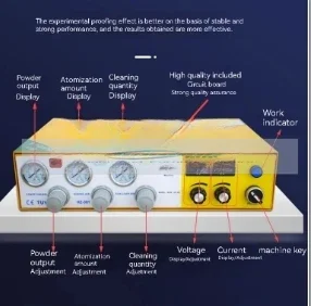 Digital Electrostatic Coating Machine Experimental Spraying Machine Spraying Equipment Portable Powder Paint  Powder Coating Gun