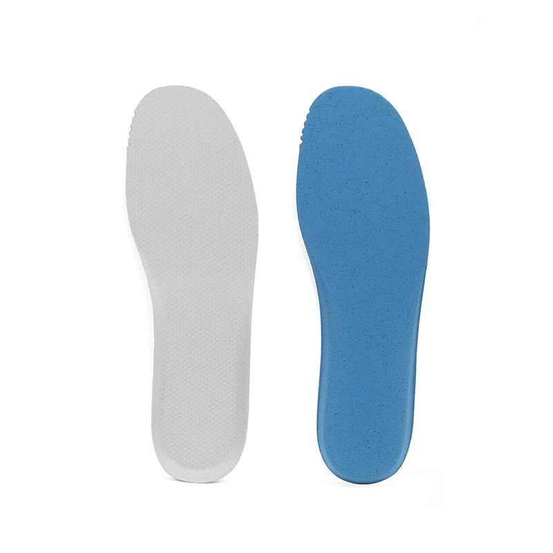 Outdoor leisure sports insole blue and white breathablesweat absorbingantibacterial and odor proof insole