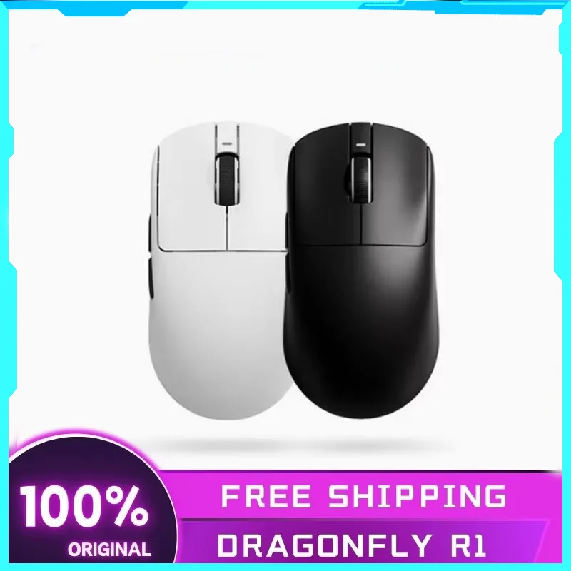 

Беспроводная мышь VXE Dragonfly R1 Series 2,4G, легкая игровая мышь R1 Pro Max PAW3395 SE FPS для Win Mac Linux, подарки