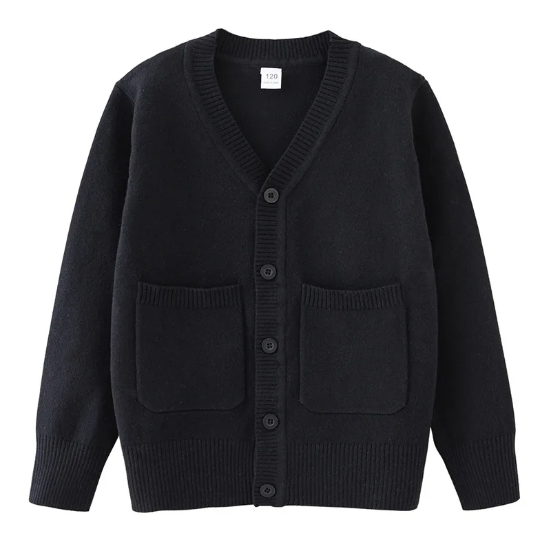 

Teenager Kids Sweaters Boys Girls Cardigans School Outfit Children's Winter Clothes