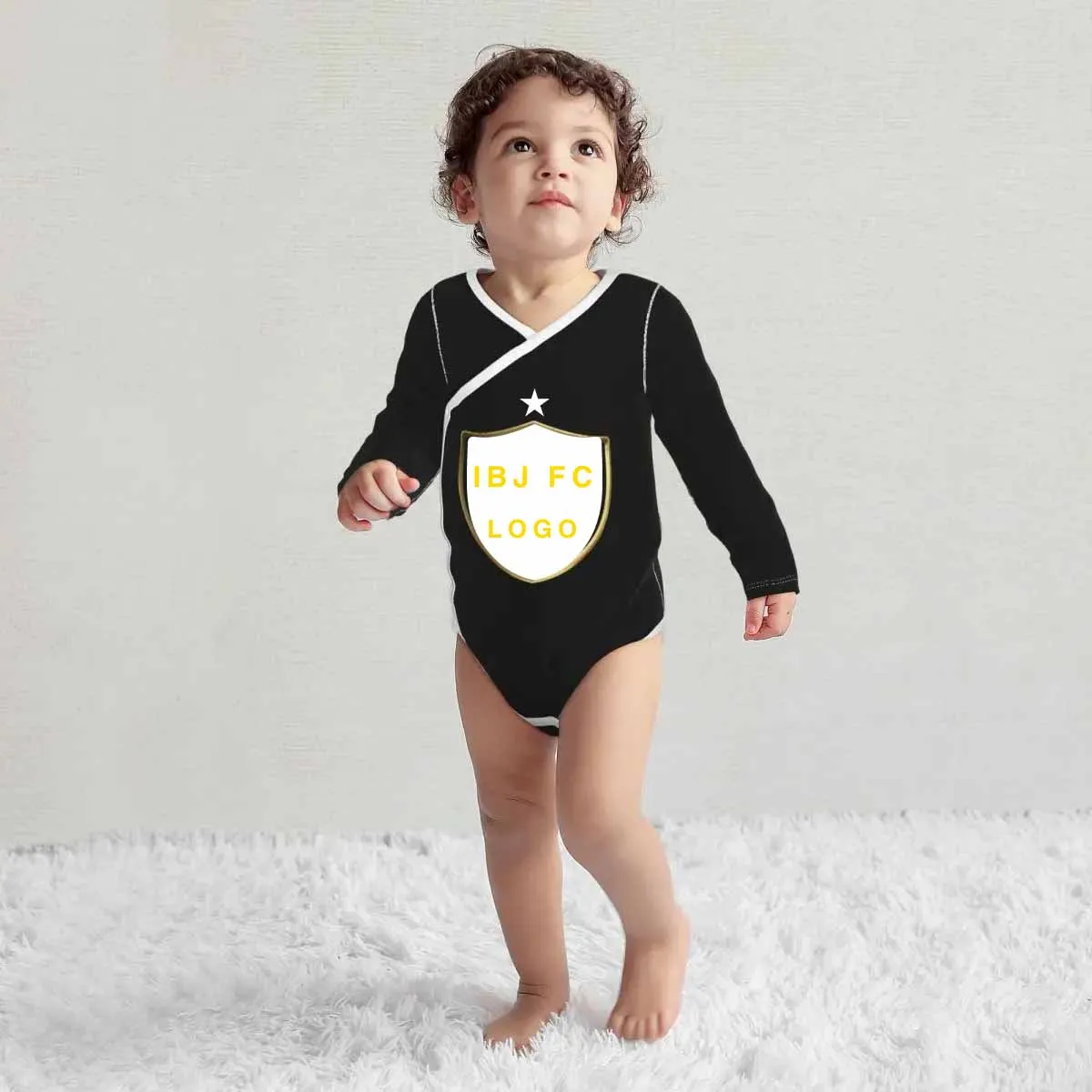 Israel Beitar Jerusalem Unisex Toddlers and Babies' Soft Thermal Long Sleeve Onesies Bodysuits Baby Romper