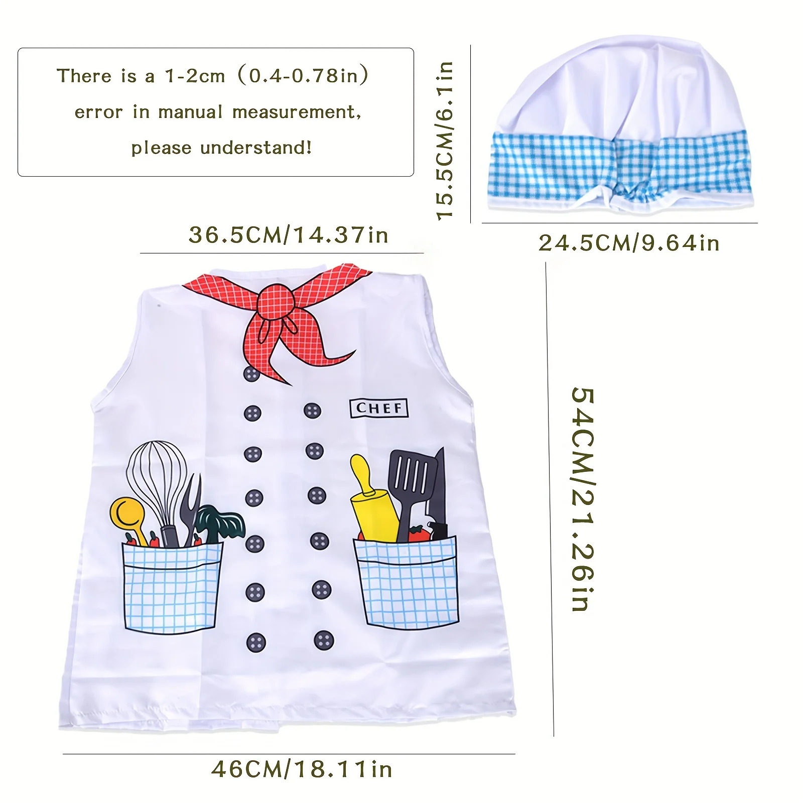 مجموعة ملابس الشيف للأطفال، ملابس الشيف الخبز لرياض الأطفال، ملابس العمل للرجال والنساء، ملابس الأداء