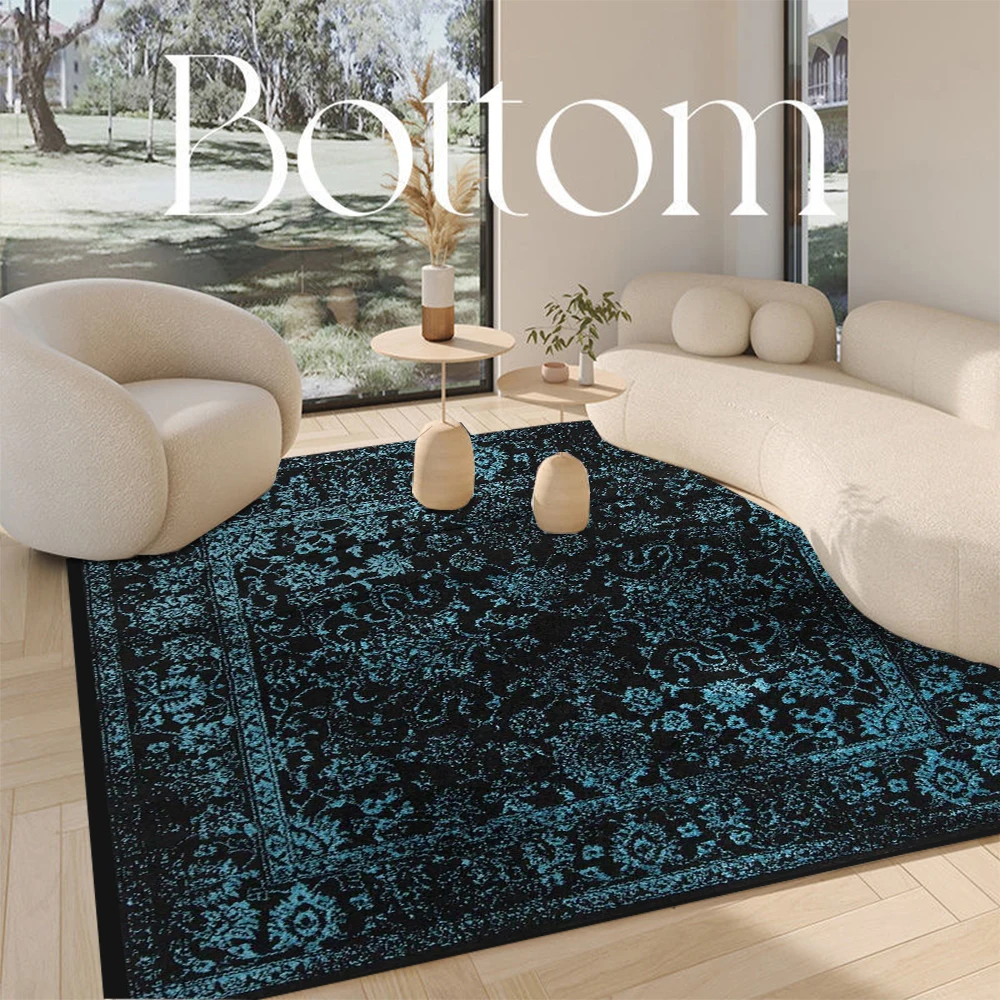 Dark Color Bohemia Carpet Soft Non-Slip Living Room Bedroom Floor Mat Large Area Rug for Home Decoration Easy To Clean Rugs