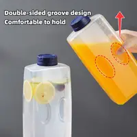 2L Water Bottle Heat Cold Resistance Large Capacity Juice Teapot Cold Water Kettle with Cap Refrigerator Jug Drink Dispenser