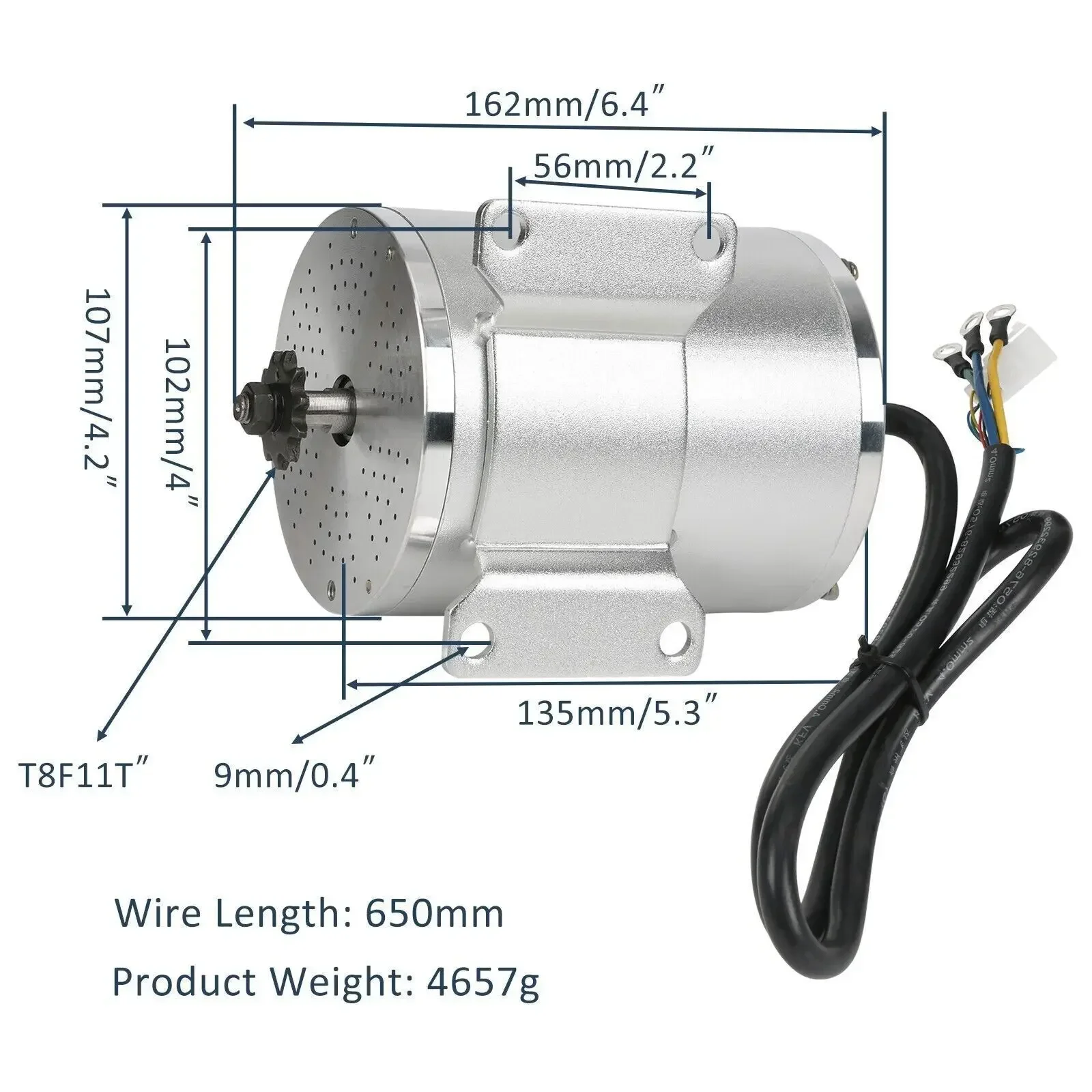 

MY1020 72V 3000W/60V2500W Brushless Motor & Controller for Go Kart Golf Cart Buggy Quad Coolster ATV Trike Cart Scooter Parts