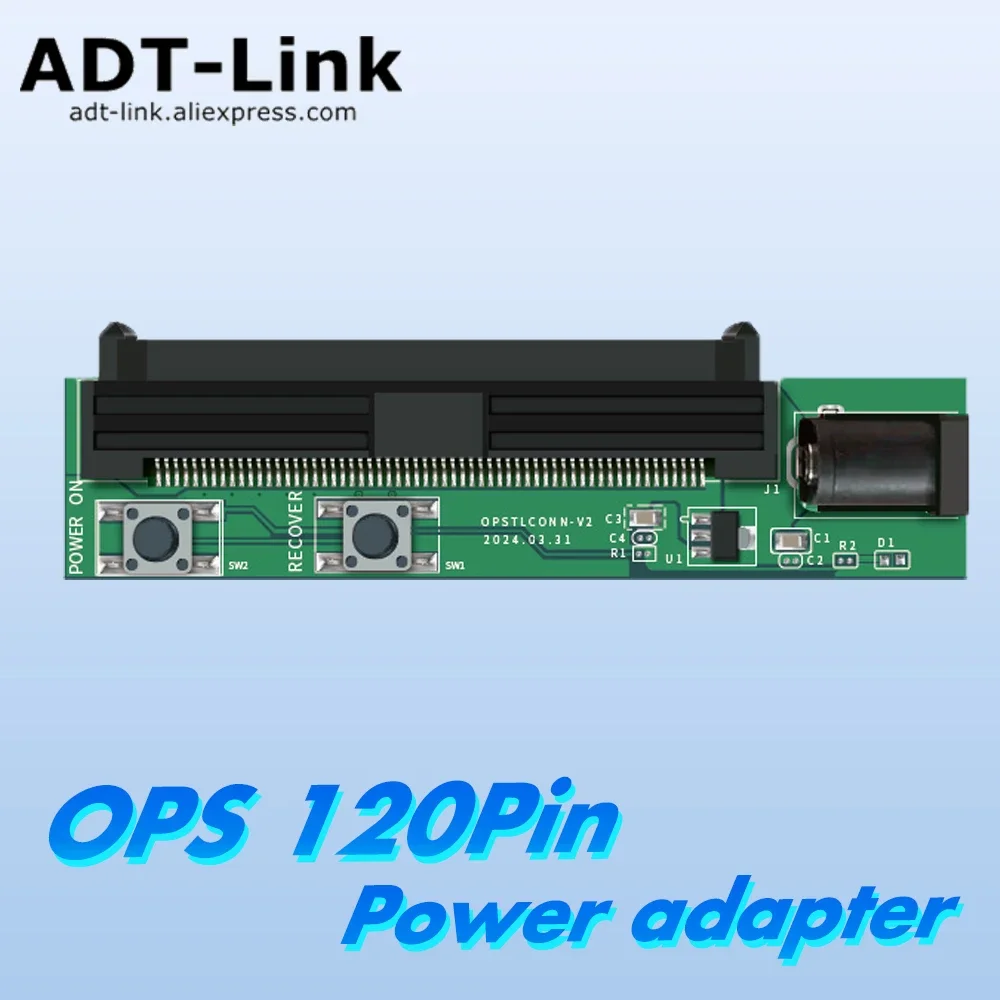 OPS 120Pin Teaching Machine Power Cord Adapter Intel OPS Computer Adapter Board Connecting Computer System Functions