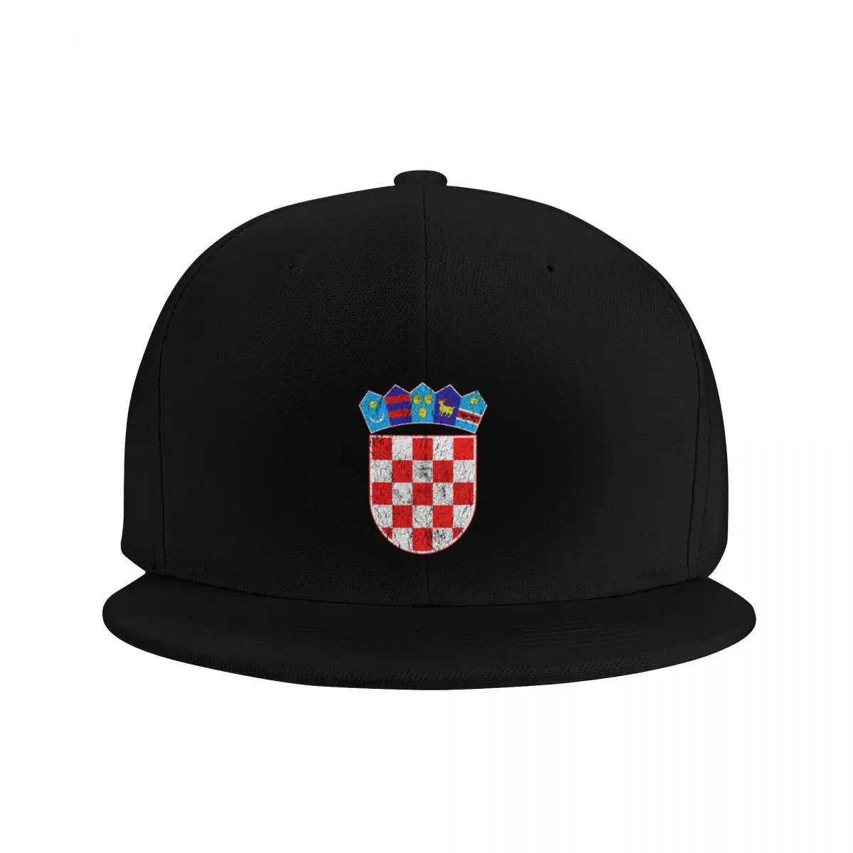 Vintage Croatia Croatian Flag - Hrvatska Sahovnica Baseball Cap Beach Bag Snapback Cap New In The Hat Boy Child Women's