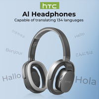 HTC HP07 Over-ear Headphones 134 Languages Translation Earphones Face-to-Face Translation Earphones Ultra-long Life Battery