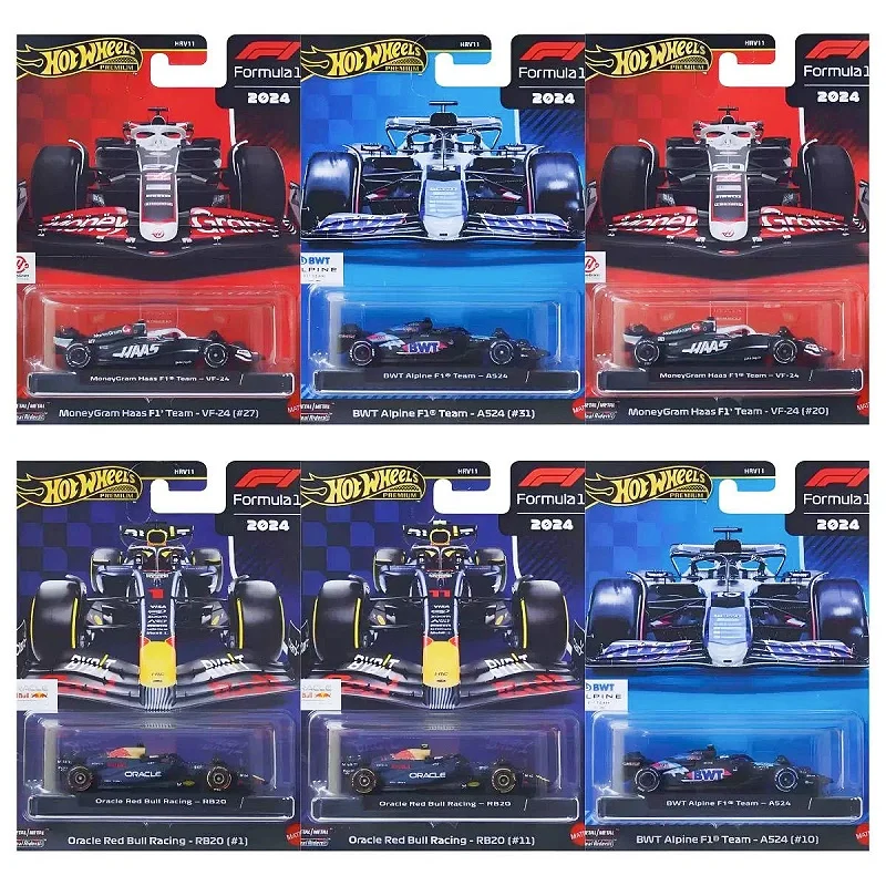 

Original Hot Wheels Cars Gold Label F1 Red Bull RB20 Sshp VF24 Limited Edition HRV11 1/64 Diecast Vehicle Car Alloy Material Toy