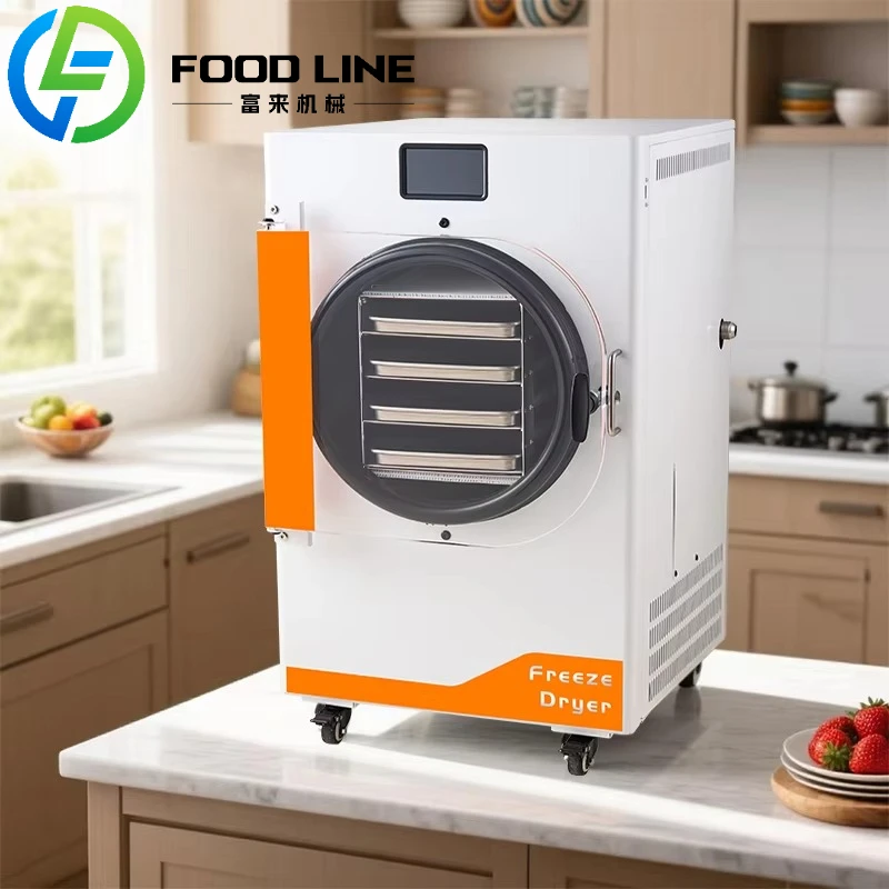 Food Lyophilizer High Quality Mini Freeze Drying Machine Food Fruit Dehydrators Home Freeze Dryer for Sale