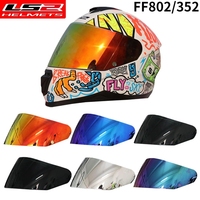 Motorcycle Helmet Lens Full Face Motorcycle Helmet Visor UV-Proof  for LS2 FF352 FF351 FF369 FF384 Goggles Full Face Helmet Lens