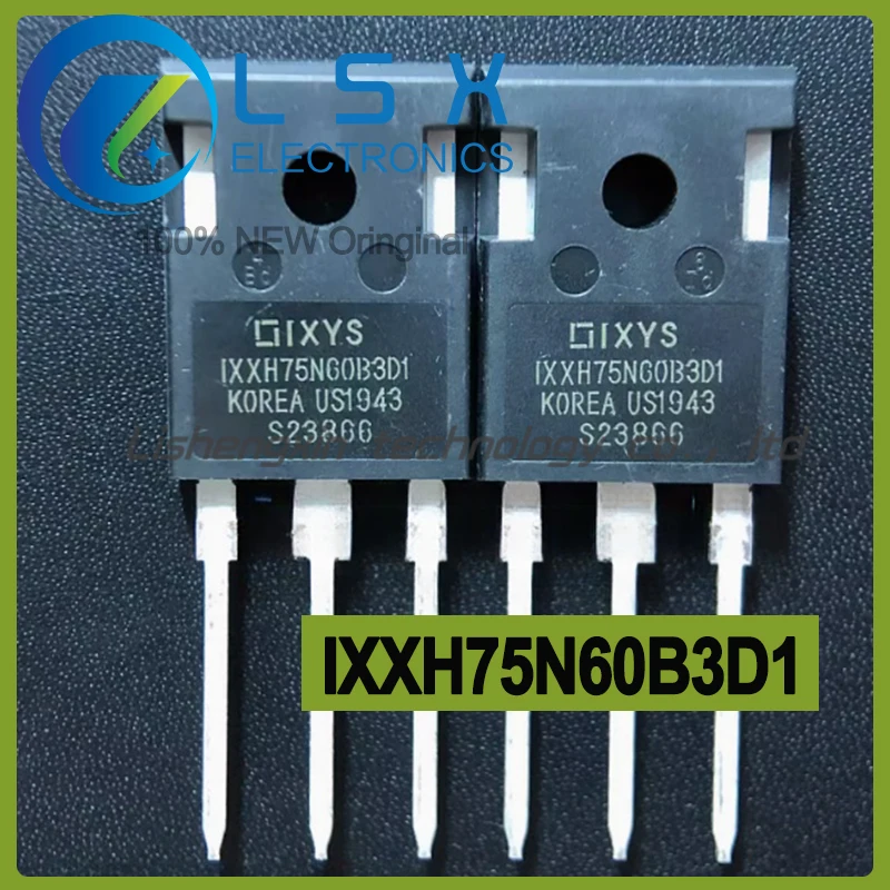 

5-10pcs IXXH75N60B3D1 600V 75A TO-247 New and Original