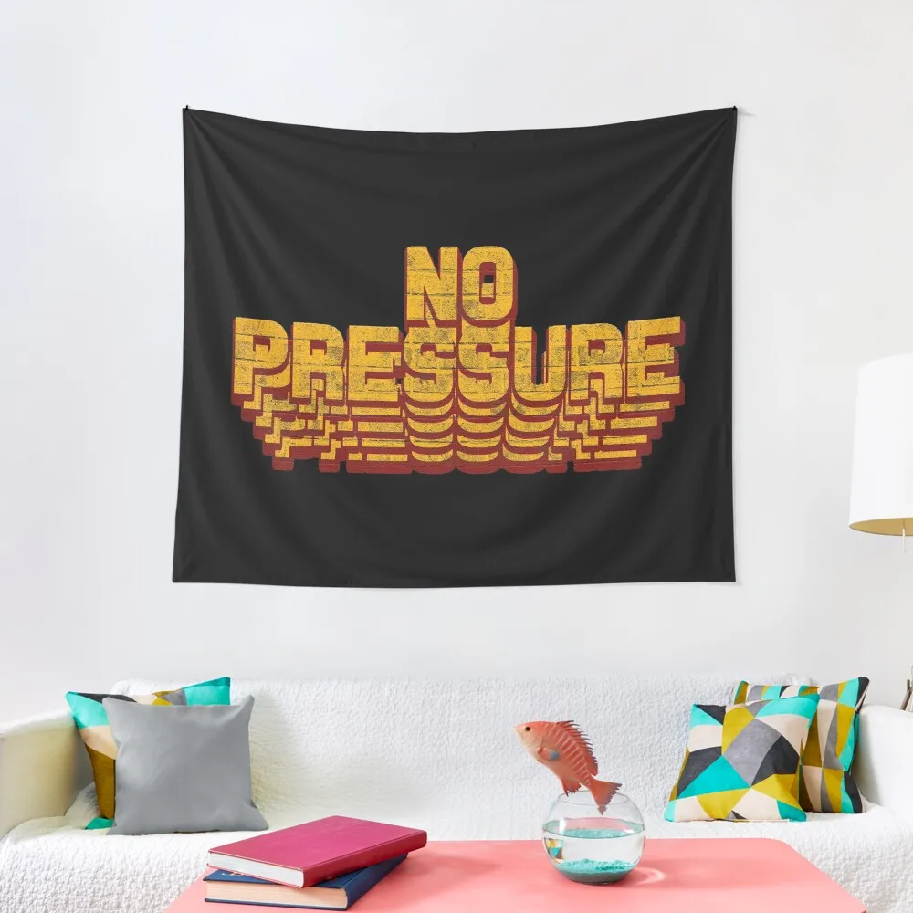 Logic No Pressure Brick Wall Graffiti Graphic Design Tapestry Room Aesthetic Decor Aesthetic Decoration Tapestry