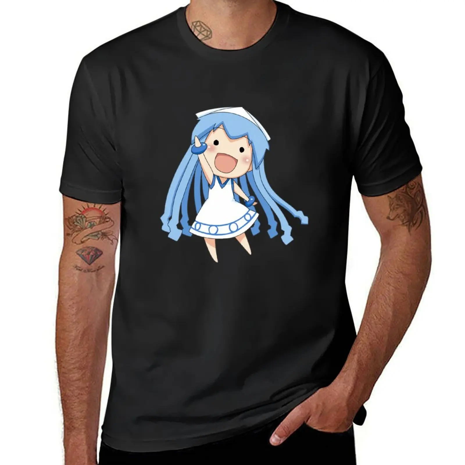 Ika Musume T-Shirt aesthetic clothes tops mens clothing