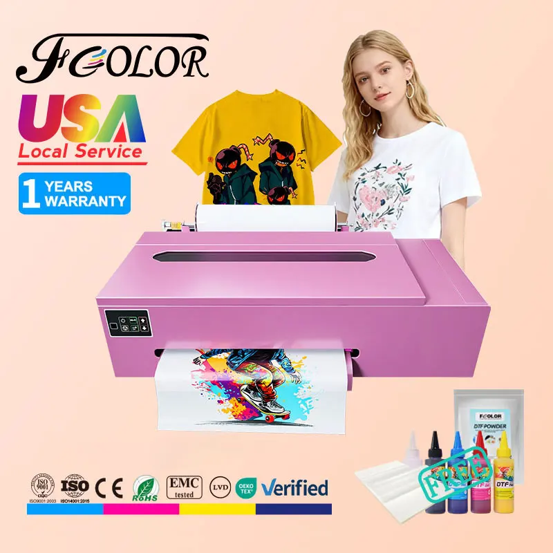 

Принтер для термотрансферной печати DTF формата A3, машина для печати на ПЭТ-пленке для индивидуальной печати на футболках с циркуляцией белых чернил