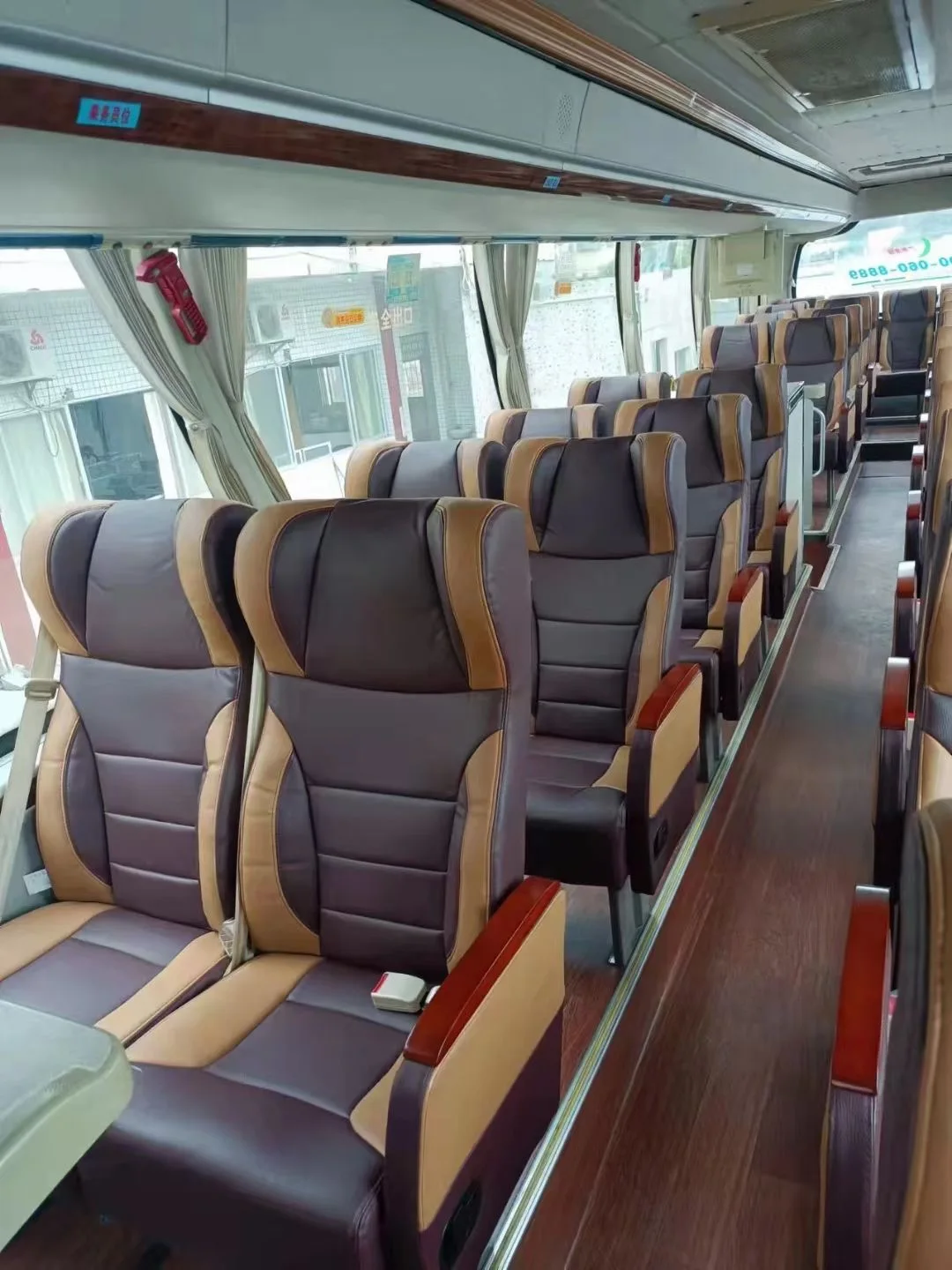 2024 سيارة داخلية كهربائية مستلق Rv مقعد السرير الفاخرة کوچ حافلة مقعد مع حزام مقعد ثلاث نقاط للبيع الخصم #6